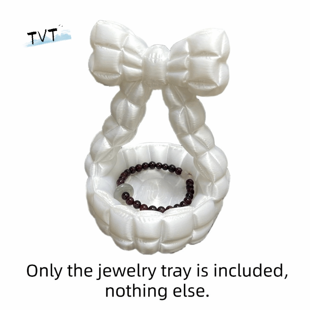 3D Printing Ring Holder - Elegant Bow 3D Printed Jewelry Tray