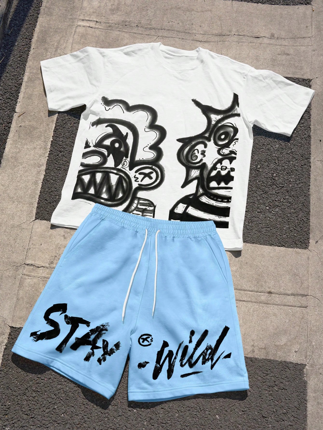 3D Printing Designing - 2026 Summer New Men's Short-Sleeved Set
