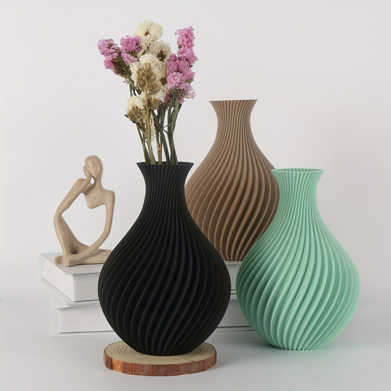 3D Printing Vase - 3D Printed Art Vase with Retro