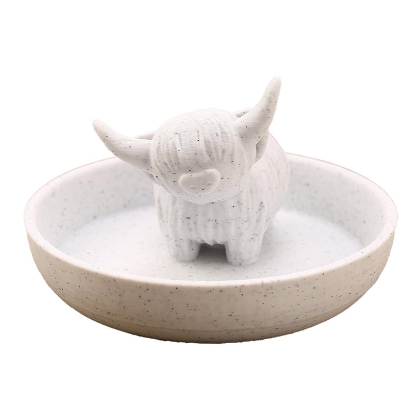 3D Printing Ring Holder - 【CHRISTMAS 】Cow Ring Holder With Circular