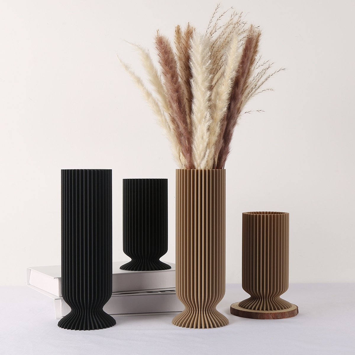 Elegant Black Plastic Vase - B - 3D Printing Vase のレビューと価格