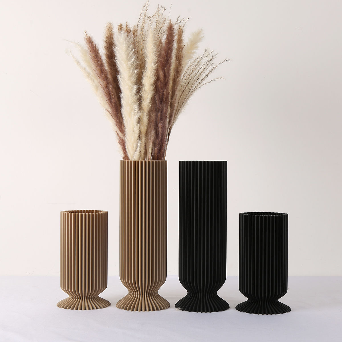 Elegant Black Plastic Vase - B - 3D Printing Vase のレビューと価格