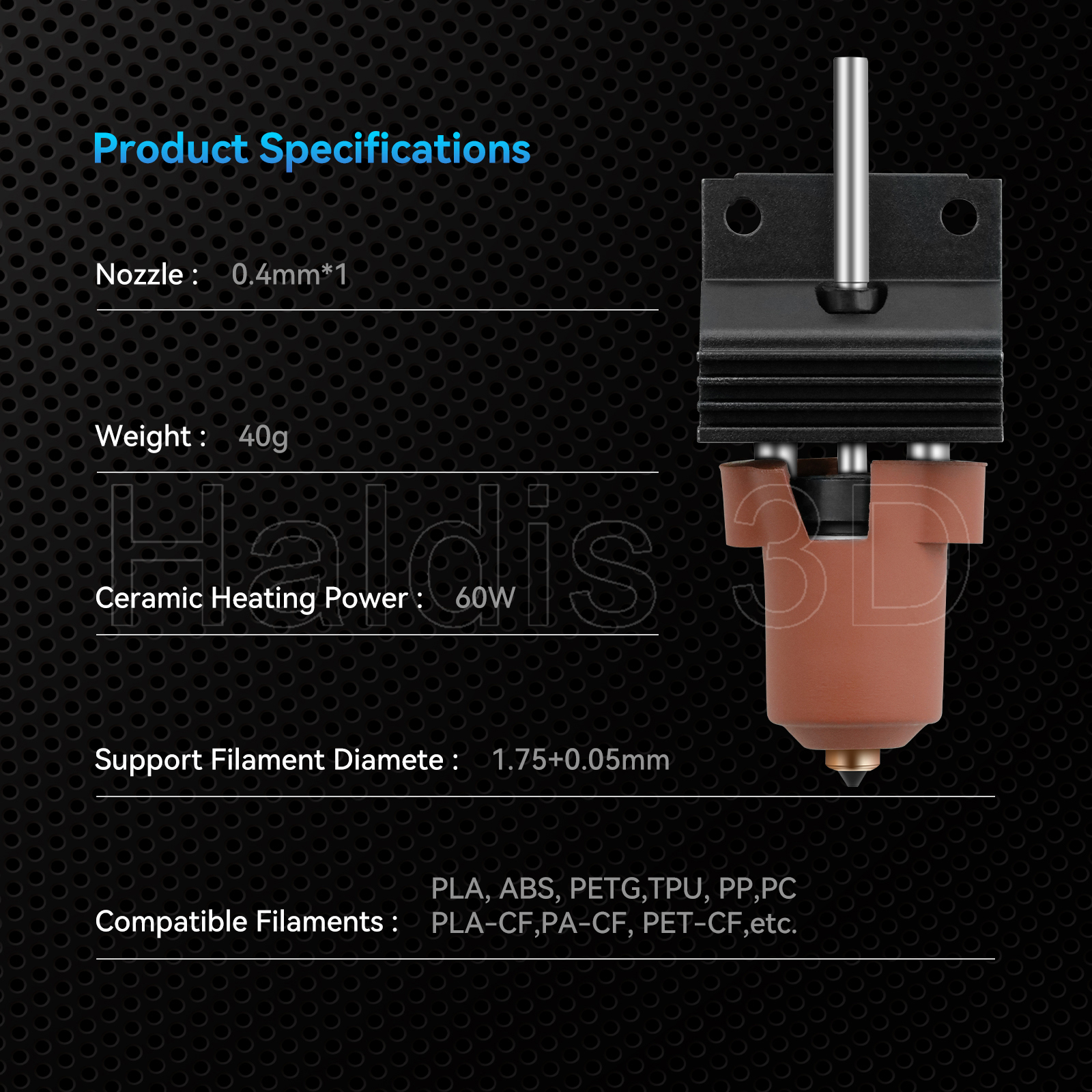 Upgrade Hotend Kit For Crealit - 3D Printing Creality のレビューと価格