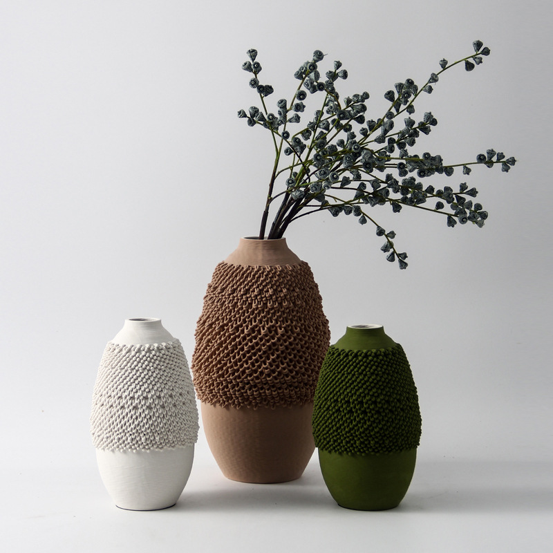 Nordic Style Morandi Color Gre - 3D Printing Vase のレビューと価格