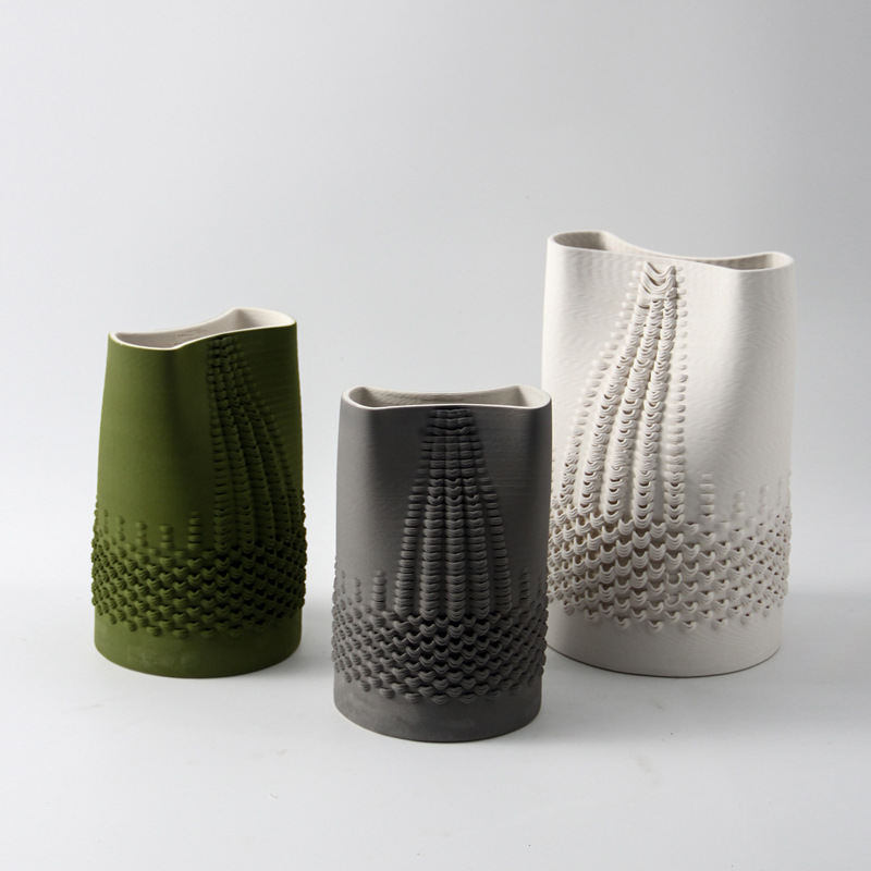 Nordic Style Morandi Color Gre - 3D Printing Vase のレビューと価格