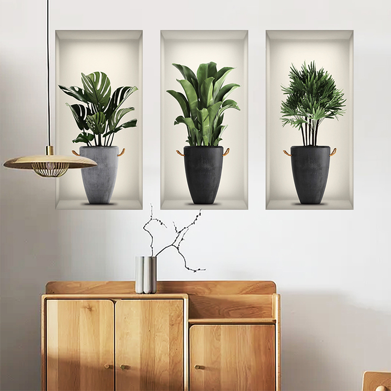 3 Sheets Green Plant Potted Pl - 3D Printing Vase のレビューと価格