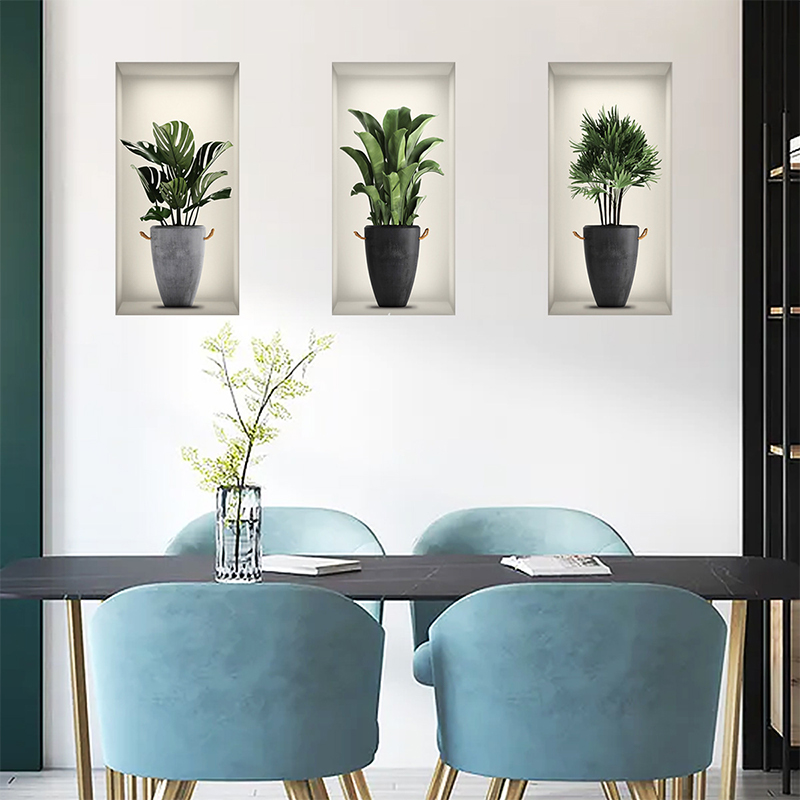 3 Sheets Green Plant Potted Pl - 3D Printing Vase のレビューと価格