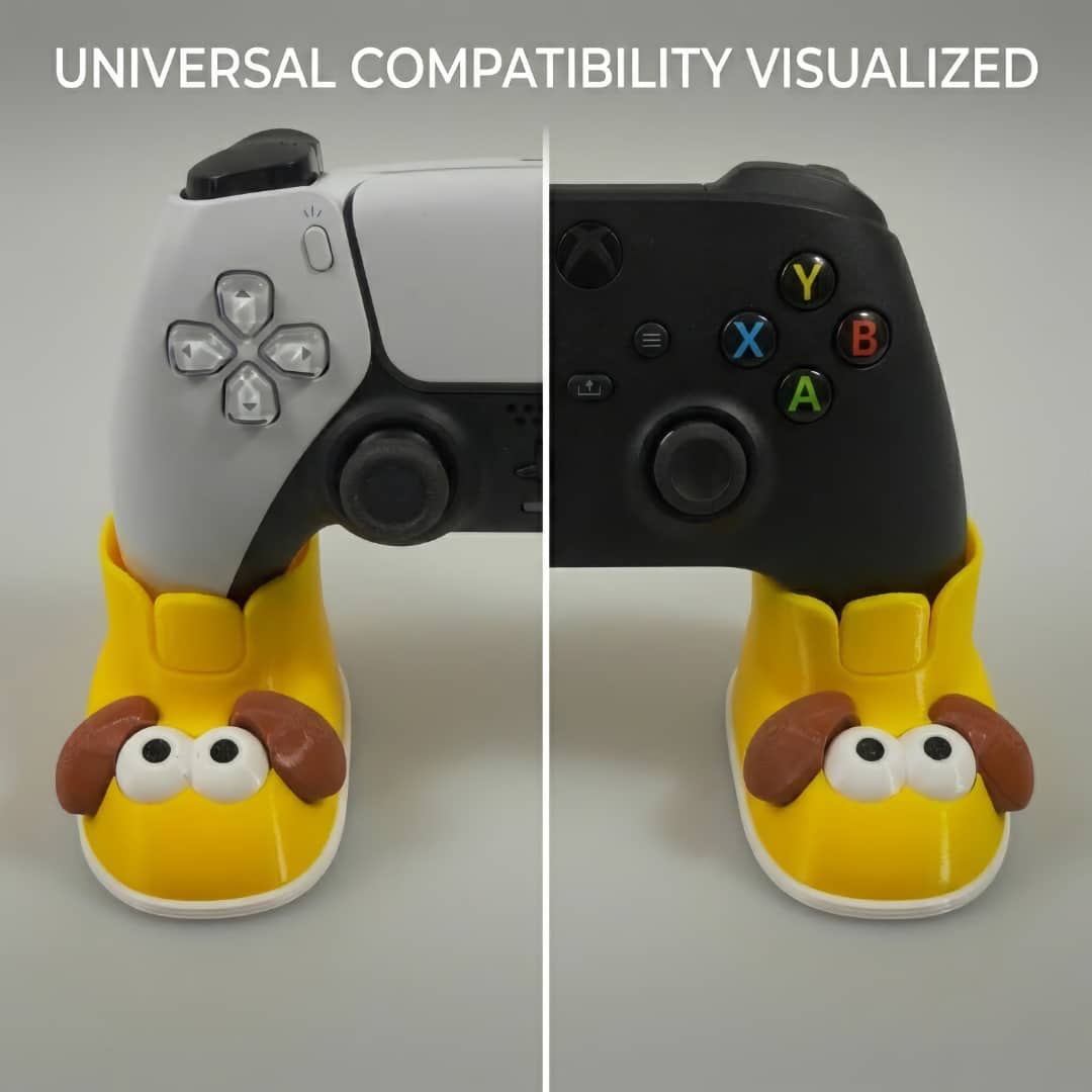 Funny Big Yellow Boot Controll - 3D Printing Xbox Controller Holder のレビューと価格