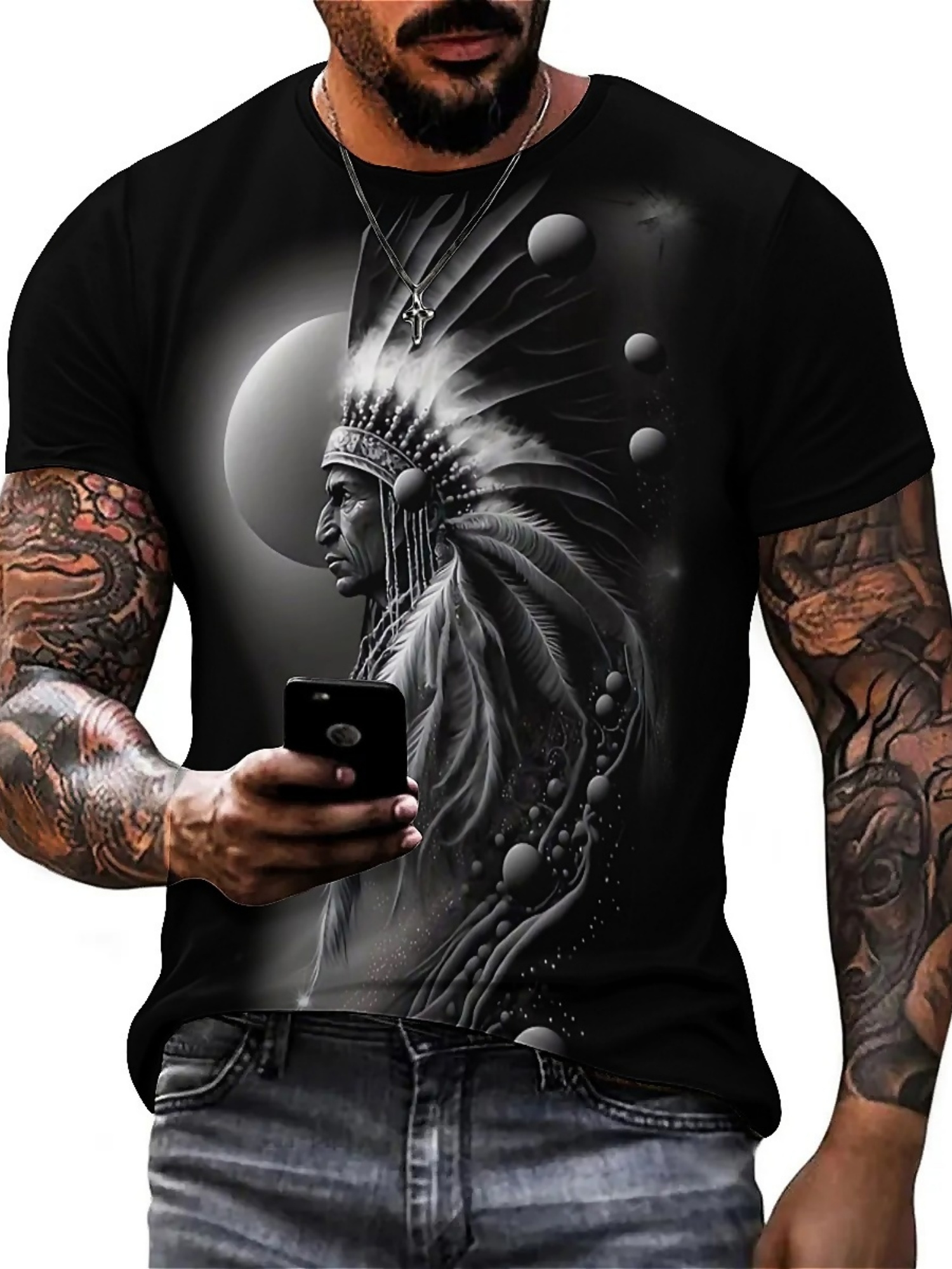 Men's 3D Printed Tribal Chieft - 3D Printing Designing のレビューと価格