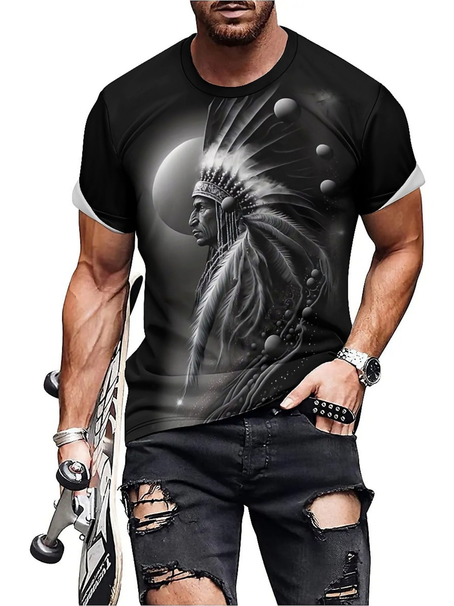 Men's 3D Printed Tribal Chieft - 3D Printing Designing のレビューと価格