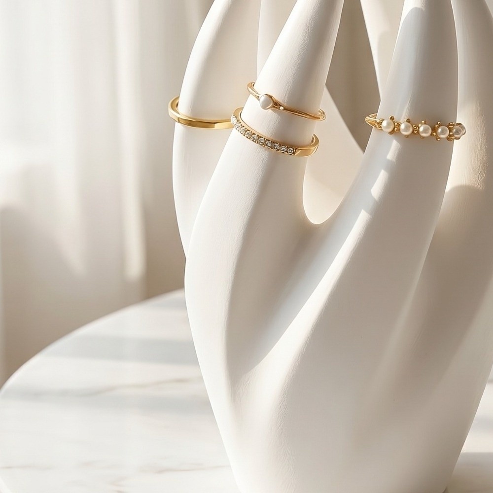 Finger-Shaped Ring Storage Sta - 3D Printing Ring Holder のレビューと価格