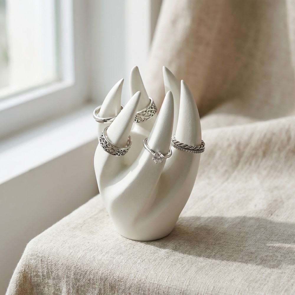 Finger-Shaped Ring Storage Sta - 3D Printing Ring Holder のレビューと価格