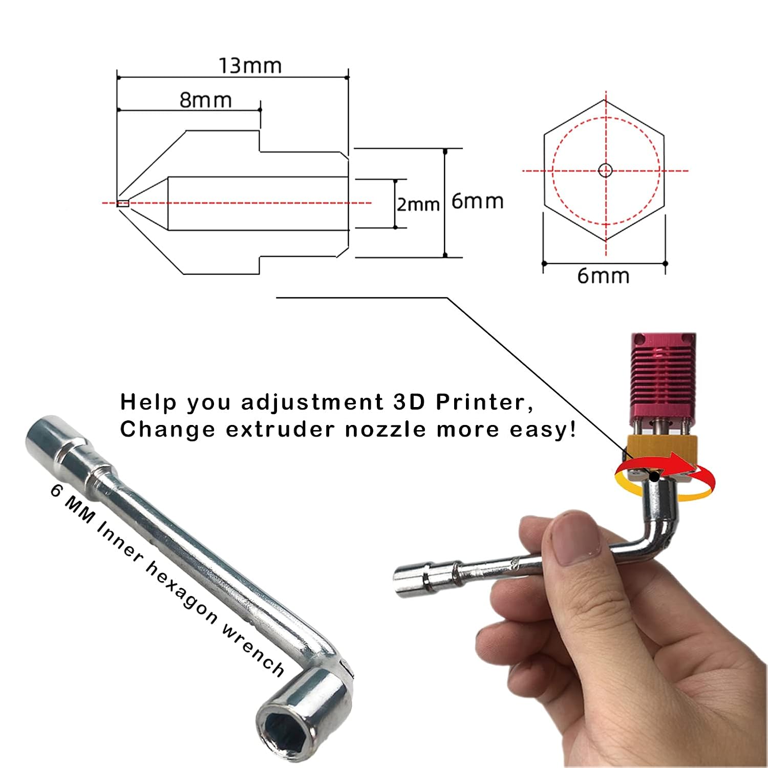 CREALITY 20 Pcs MK8 Brass Nozz - 3D Printing Creality のレビューと価格