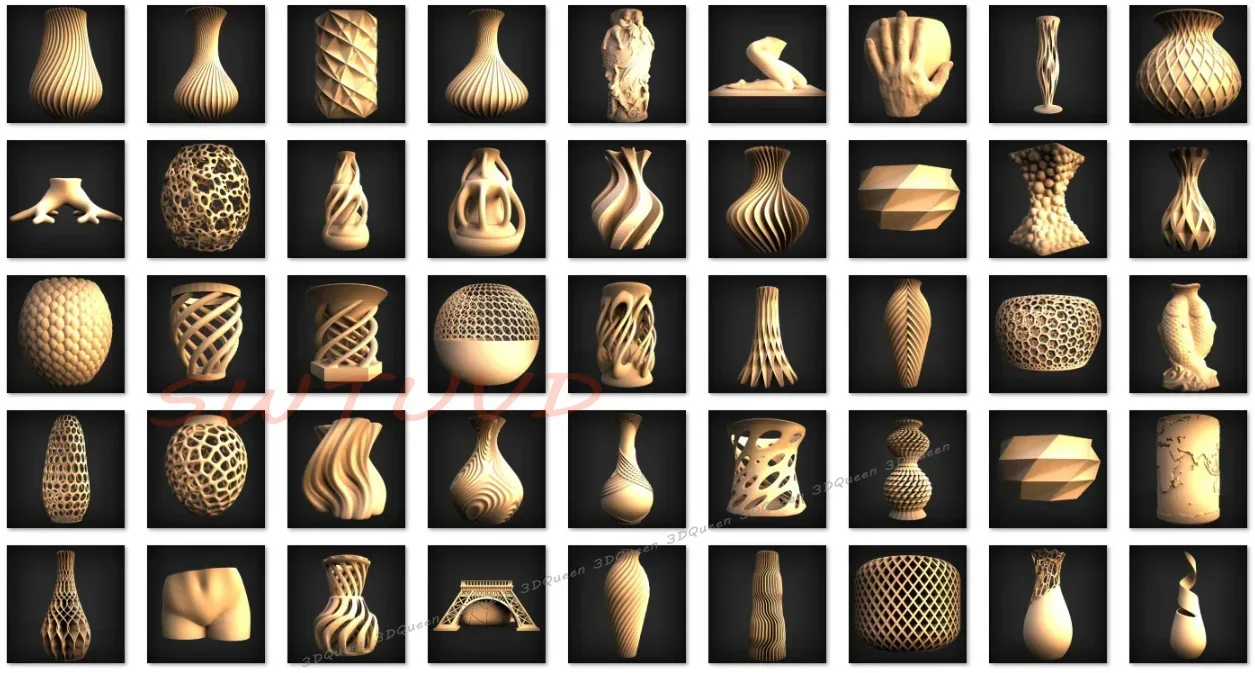 440+ Planter POT Vase STL File - 3D Printing Files のレビューと価格
