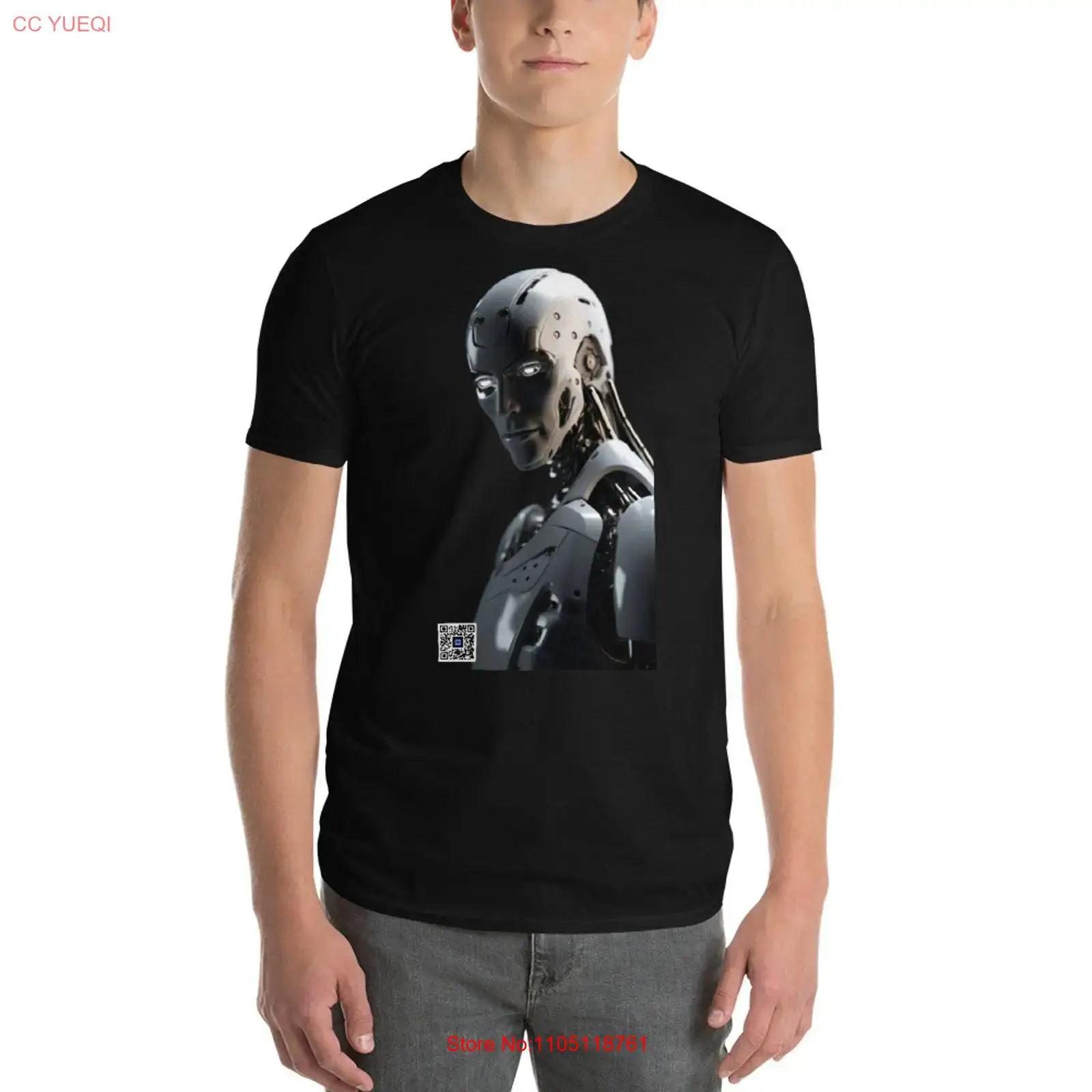 Robot T Shirt smartphone camer - 3D Printing Qr Codes のレビューと価格