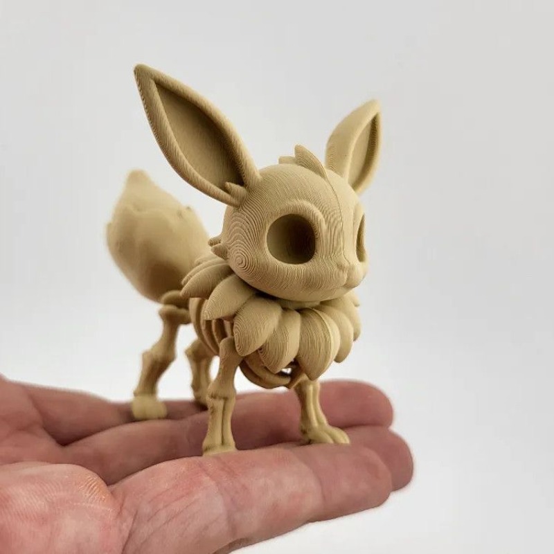 Pokémon Fossil Bone Model Eeve - 3D Printing Gundam のレビューと価格