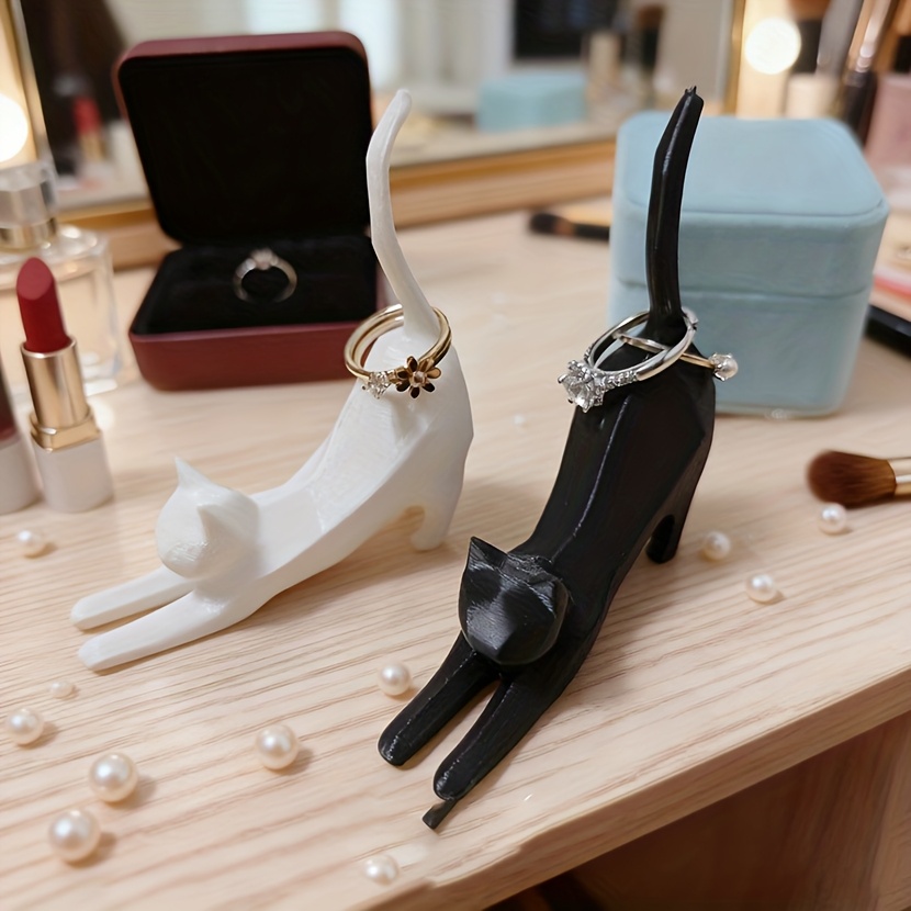 3D Printed Cat Statue Ring Hol - 3D Printing Ring Holder のレビューと価格