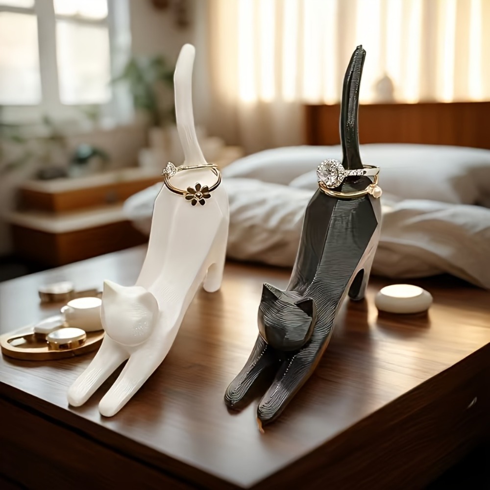 3D Printed Cat Statue Ring Hol - 3D Printing Ring Holder のレビューと価格