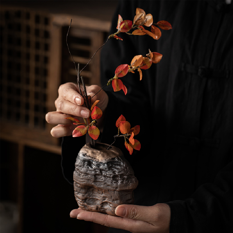 Retro rough pottery mini flowe - 3D Printing Vase のレビューと価格