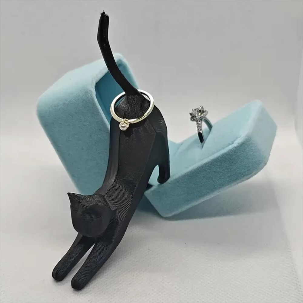 Mini Kitten Ring Storage Rack  - 3D Print Isopropyl Alcohol のレビューと価格