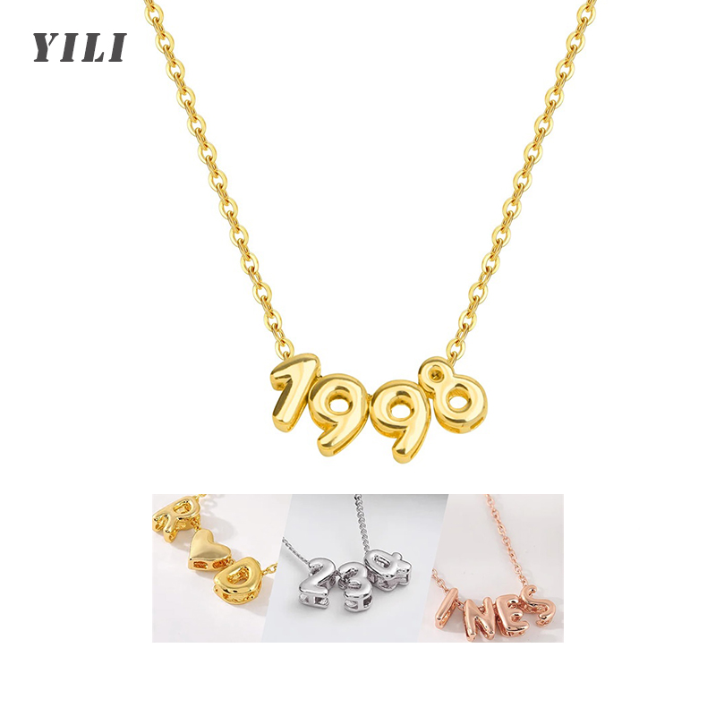 Personalized 3D Bubble Letter  - 3D Printing Jewelry のレビューと価格