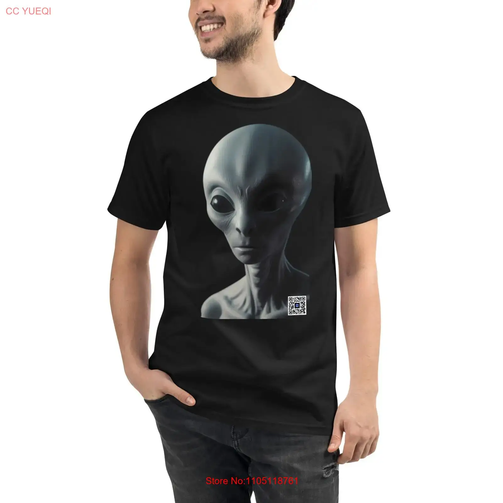 Organic Alien T Shirt smartpho - 3D Printing Qr Codes のレビューと価格