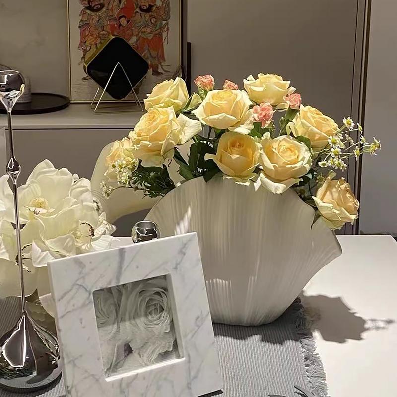 Ceramic Vase Sea Shell Lotus L - 3D Printing Vase のレビューと価格
