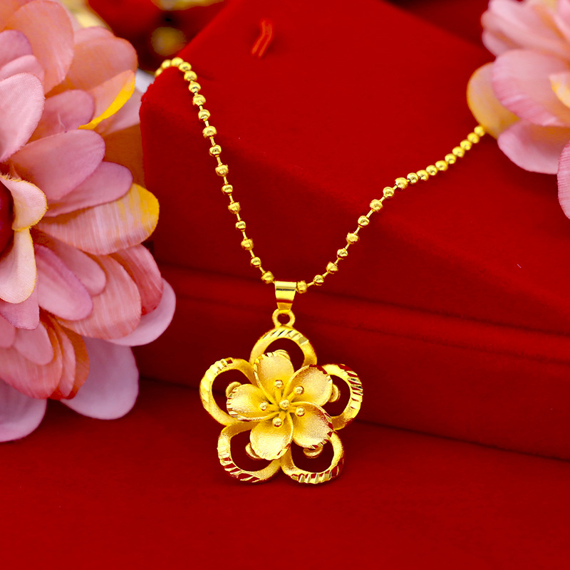 999 Pure Gold Sunflower Pendan - 3D Printing Jewelry のレビューと価格