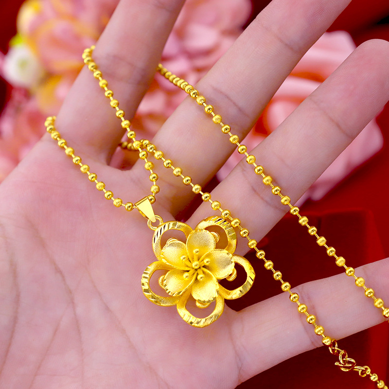 999 Pure Gold Sunflower Pendan - 3D Printing Jewelry のレビューと価格