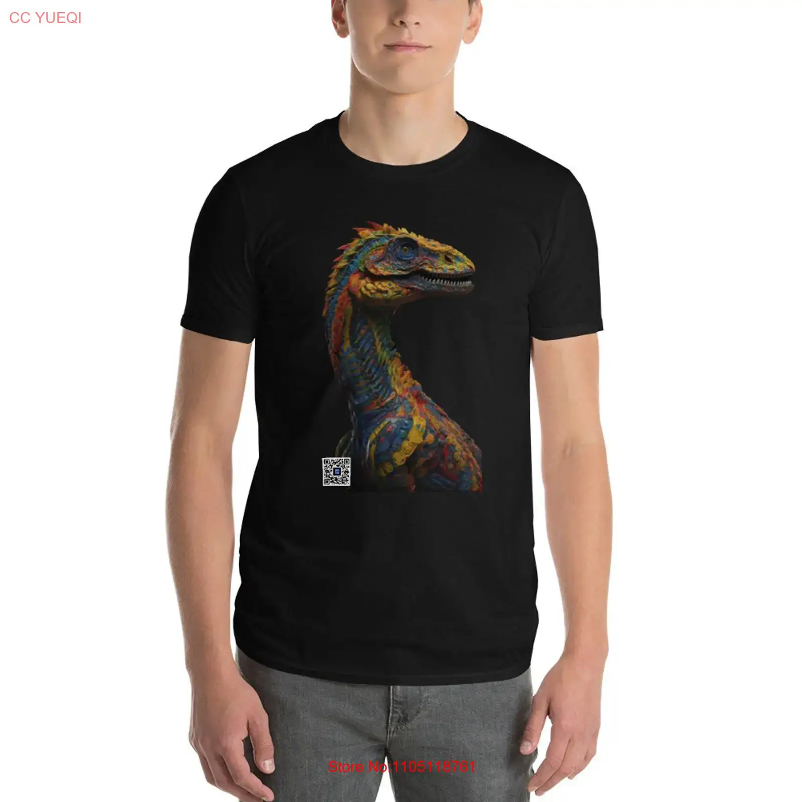 Dinosaur T Shirt smartphone ca - 3D Printing Qr Codes のレビューと価格