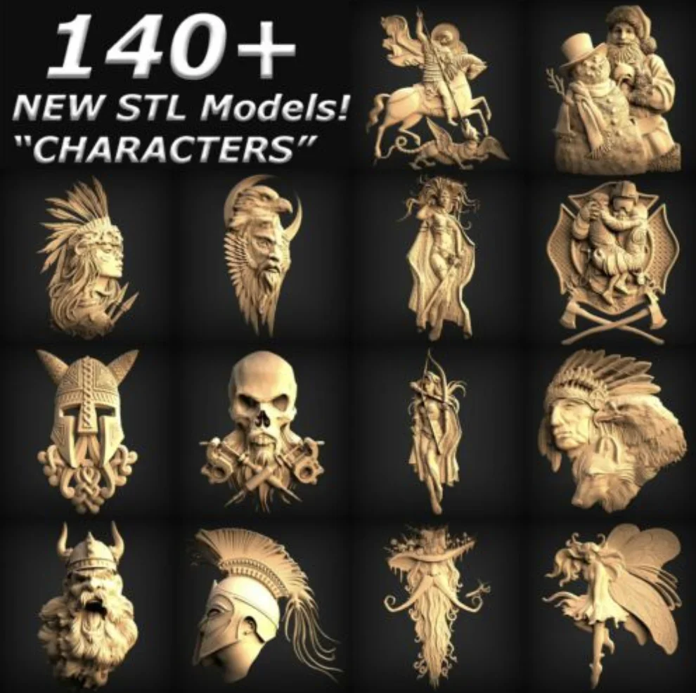 CHARACTERS COLLECTION - More T - 3D Printing Files のレビューと価格