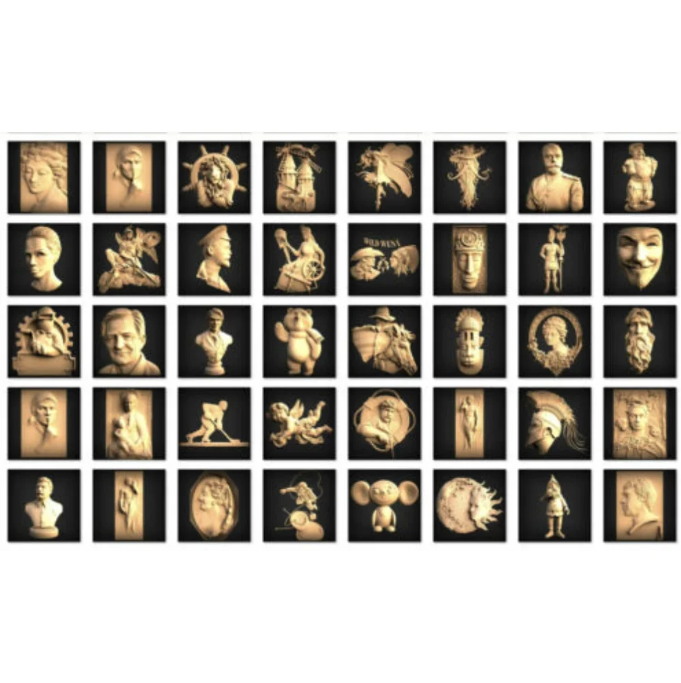 CHARACTERS COLLECTION - More T - 3D Printing Files のレビューと価格