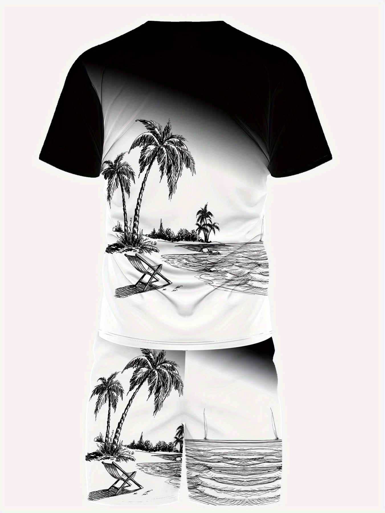 2026 Summer New Men's Short-Sl - 3D Printing Designing のレビューと価格