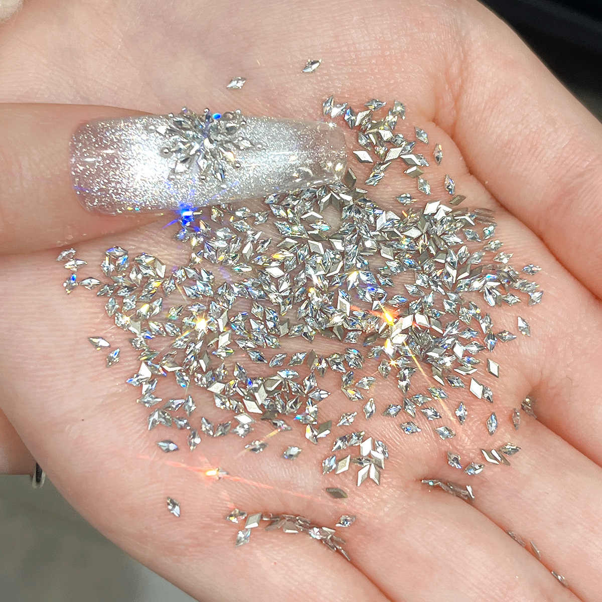 50/100pcs Clear White 3D Mini  - 3D Printing Jewelry のレビューと価格