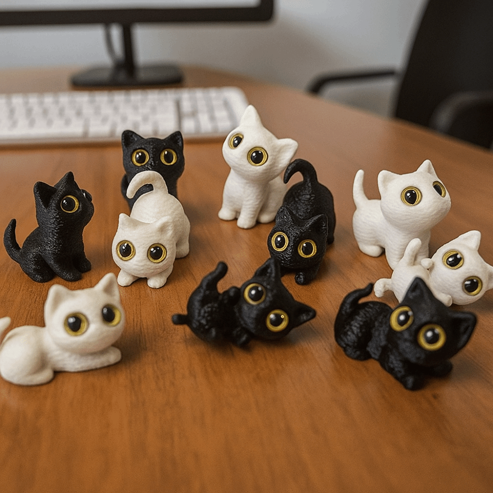 PLA Halloween Cat Anime Figure - 3D Printing Objects のレビューと価格