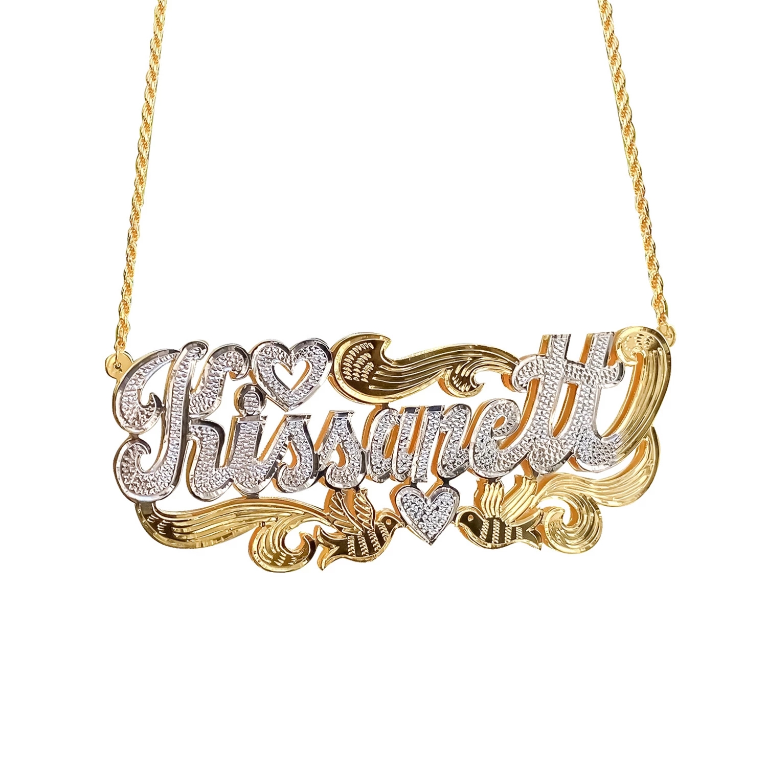 Zciti Custom Name Necklace 18K - 3D Printing Jewelry のレビューと価格