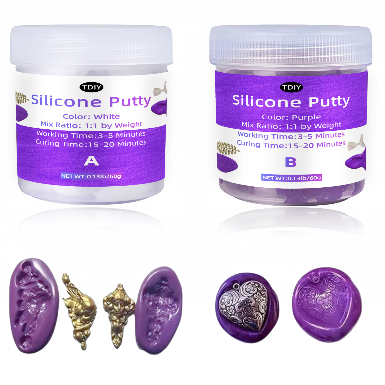 Purple Silicone Mold Putty Saf - 3D Print Isopropyl Alcohol のレビューと価格