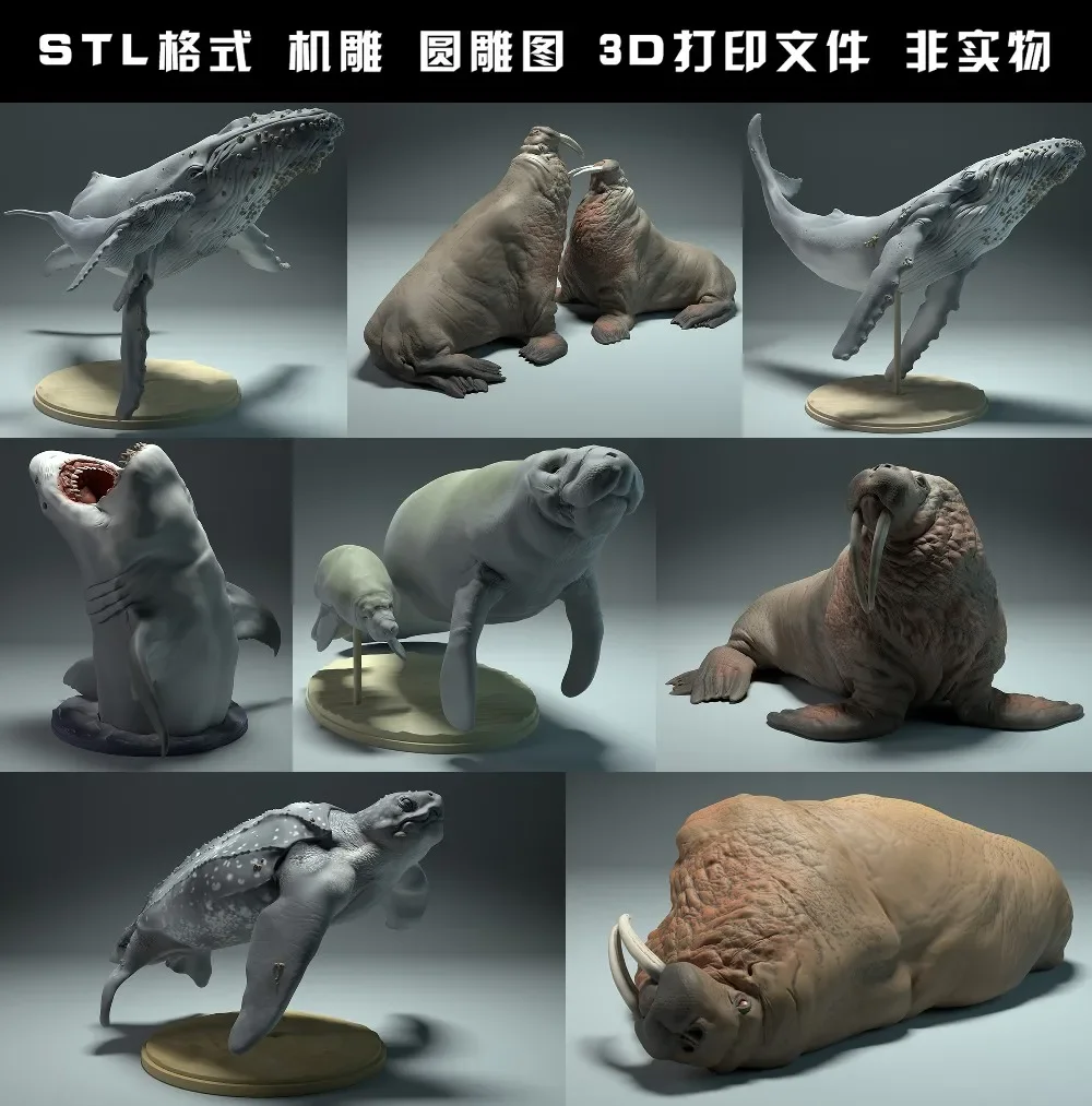 animals, polar bear, takin, wo - 3D Printing Files のレビューと価格
