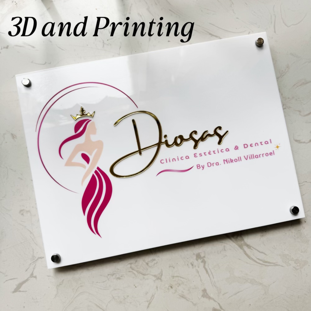 Modern Acrylic White Sign boar - 3D Printing Qr Codes のレビューと価格