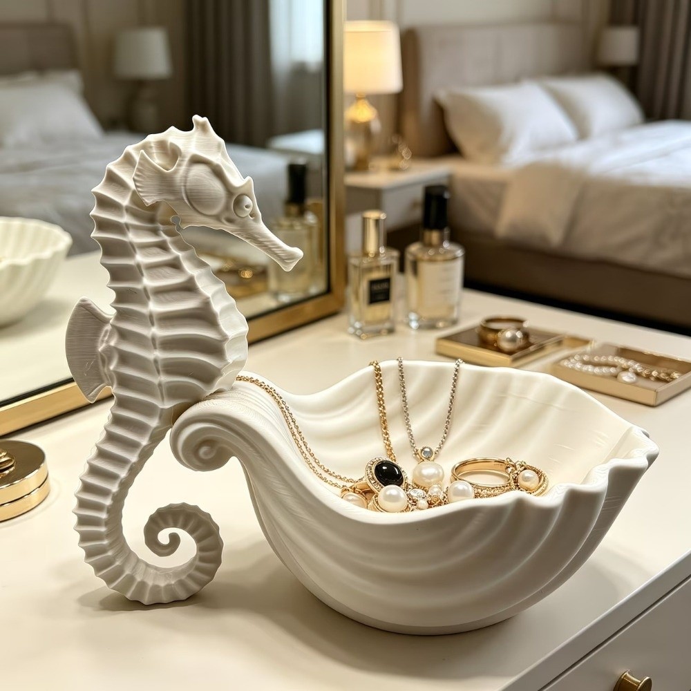 3D Printed Seahorse-Shaped Sto - 3D Printing Ring Holder のレビューと価格