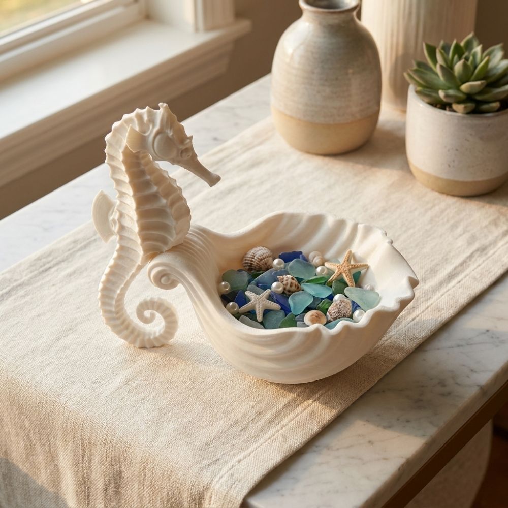 3D Printed Seahorse-Shaped Sto - 3D Printing Ring Holder のレビューと価格