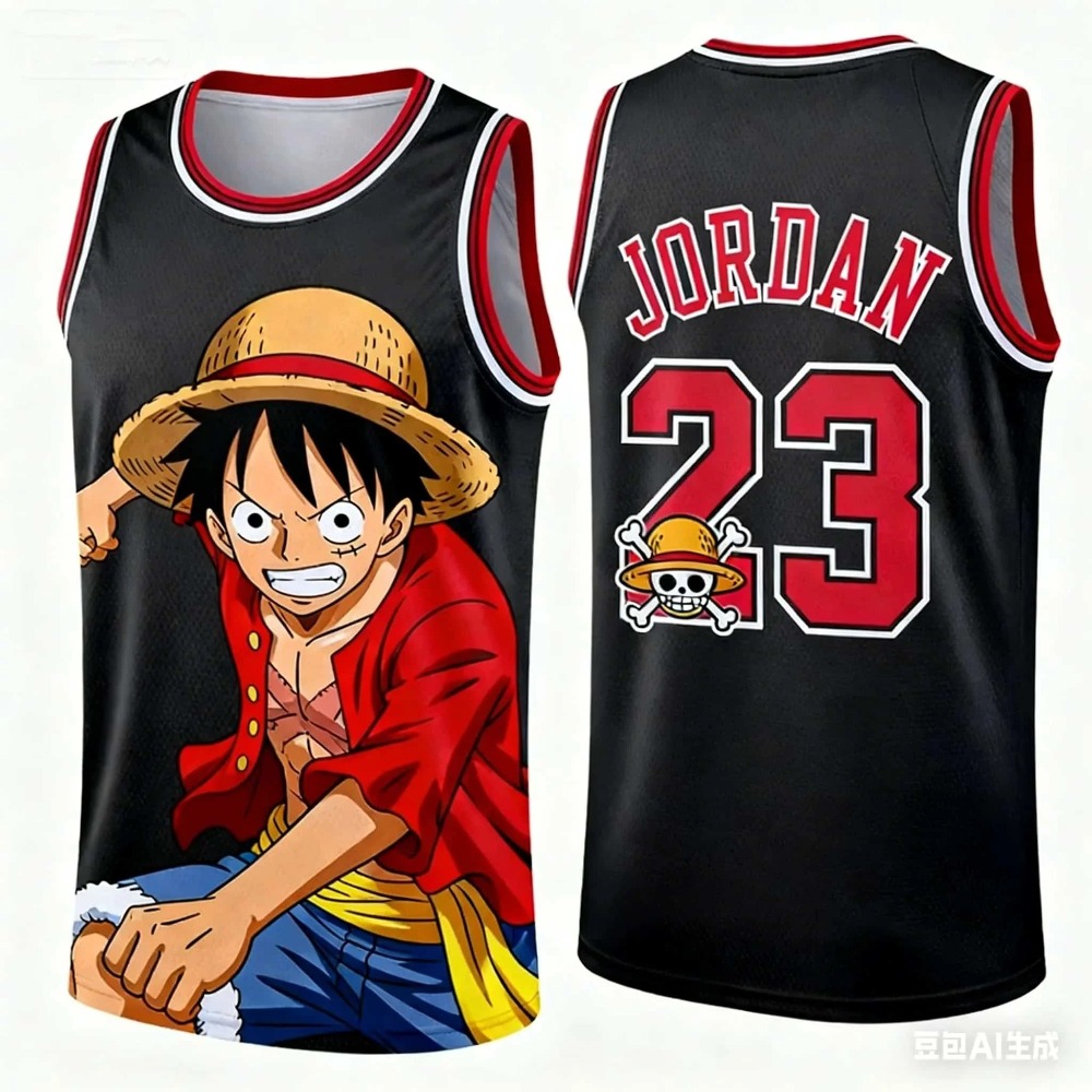 2026 New One Piece men's fashi - 3D Printing Luffy のレビューと価格