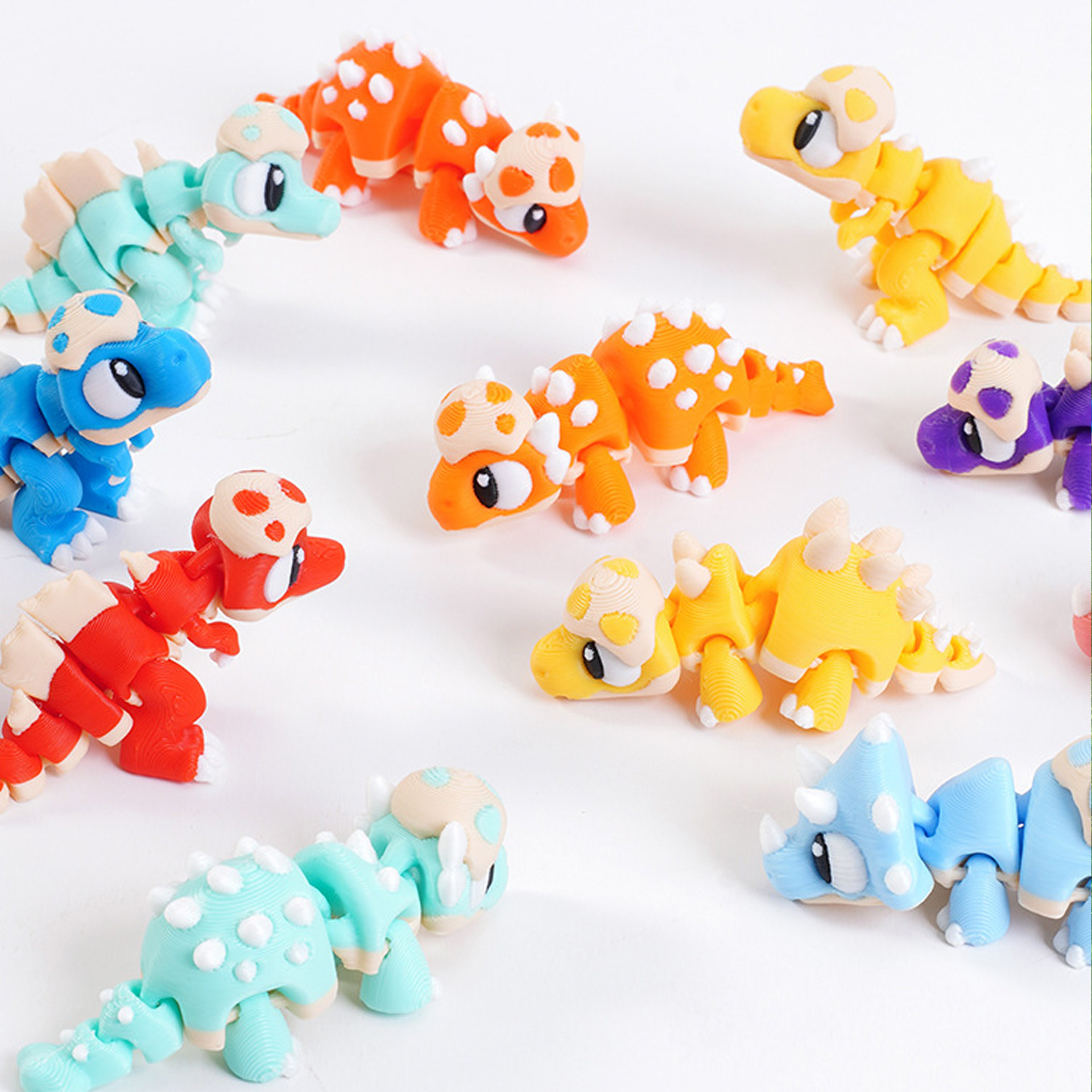 Set 3D Printed Mini Dinosaur T - 3D Printing Objects のレビューと価格