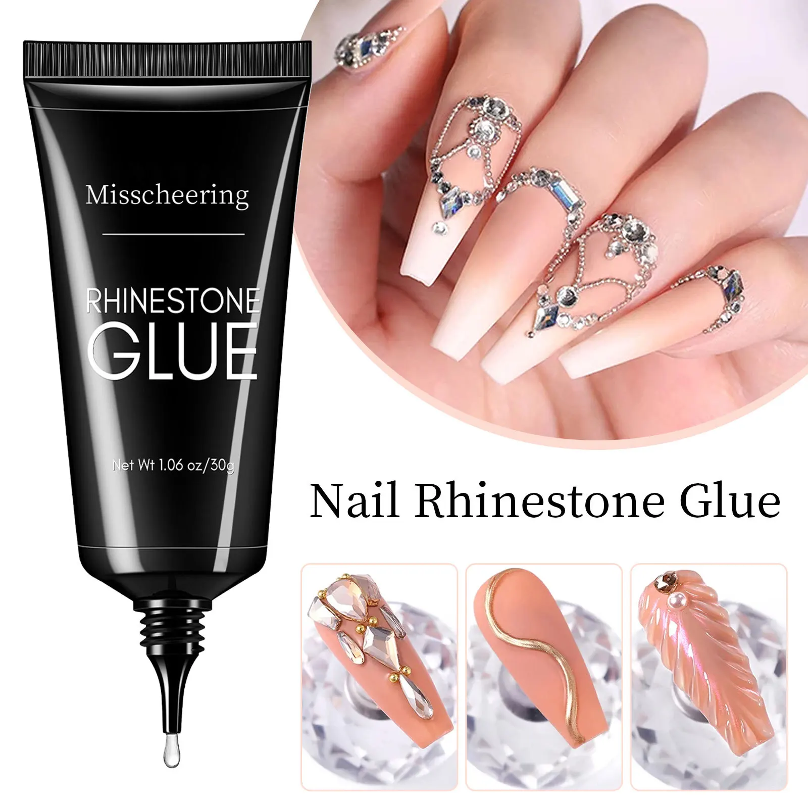 Nail Rhinestone Glue Gel for D - 3D Printing Jewelry のレビューと価格