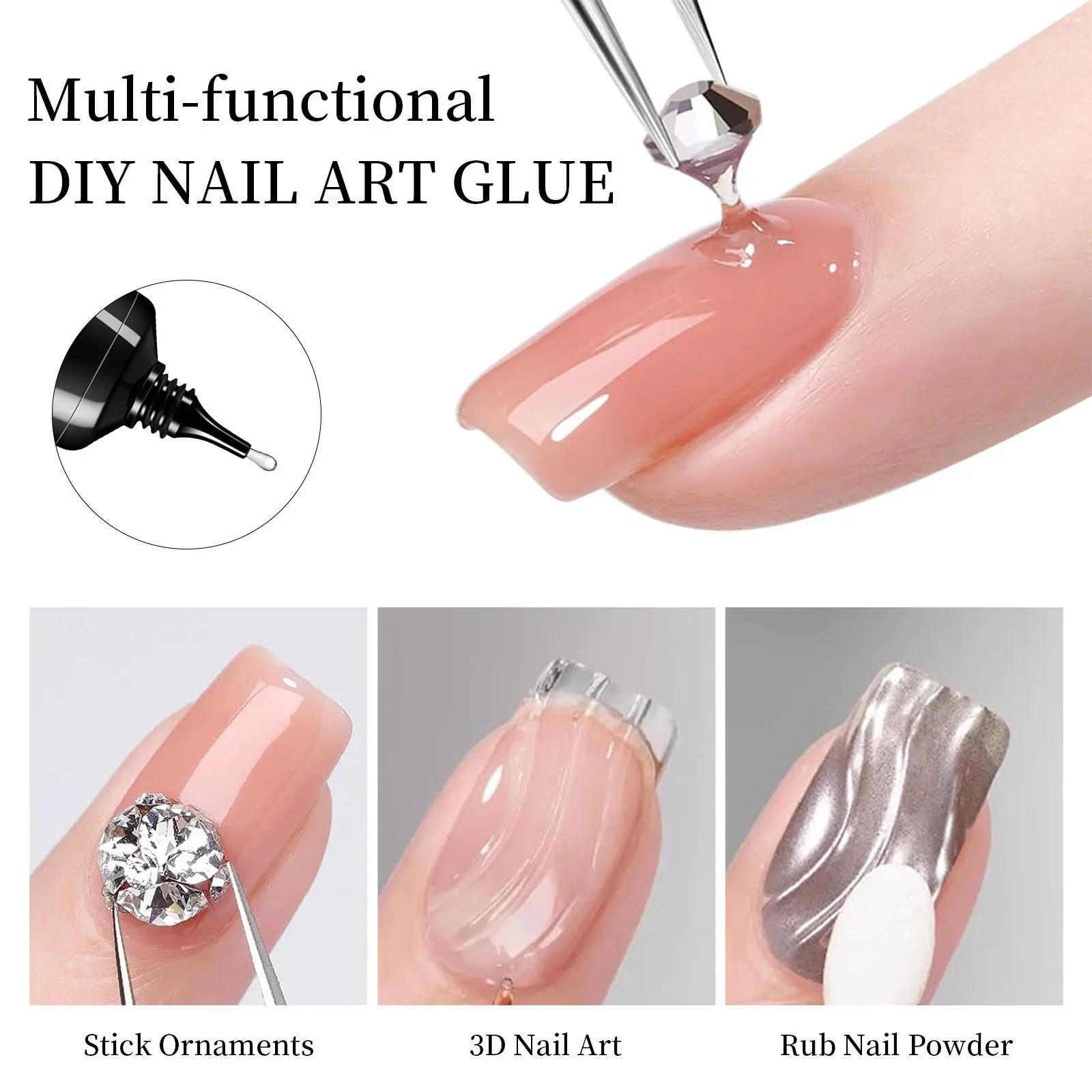 Nail Rhinestone Glue Gel for D - 3D Printing Jewelry のレビューと価格