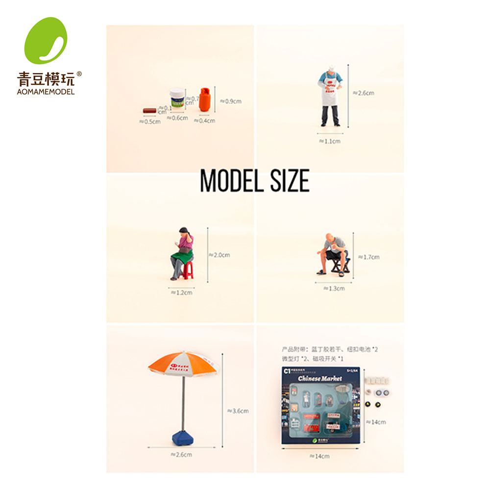1/64 Night market s Model Kit- - 3D Printing Designing のレビューと価格