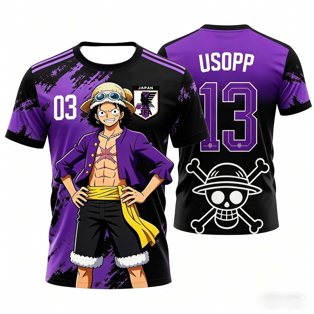 2026 New Summer Japan One Piec - 3D Printing Luffy のレビューと価格