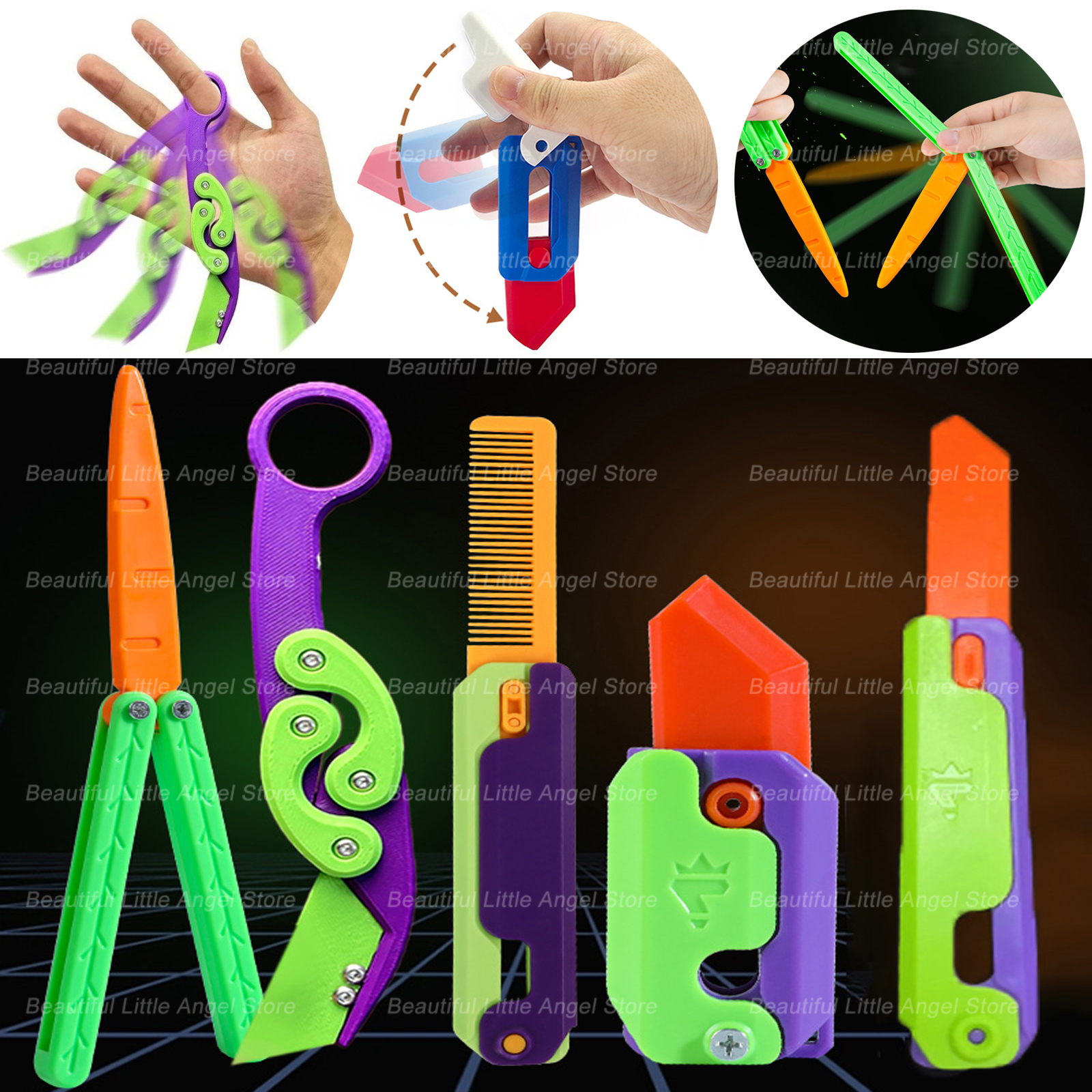 New Knife Fidget Toy 3D Printi - 3D Printing Files のレビューと価格