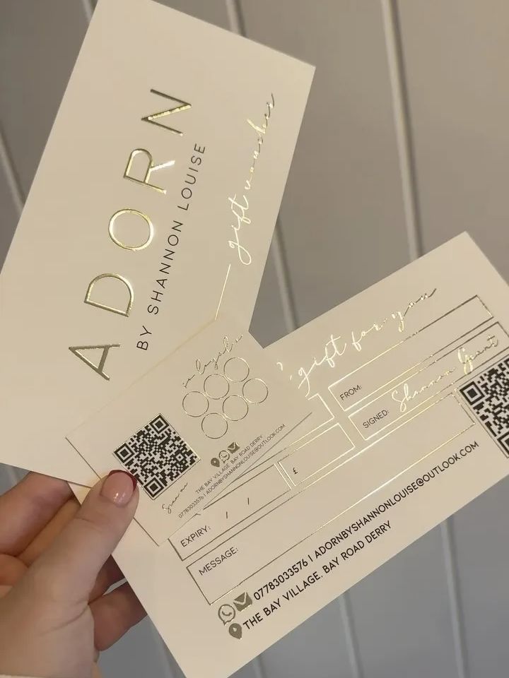 Custom Design 3D luxury Foiled - 3D Printing Qr Codes のレビューと価格