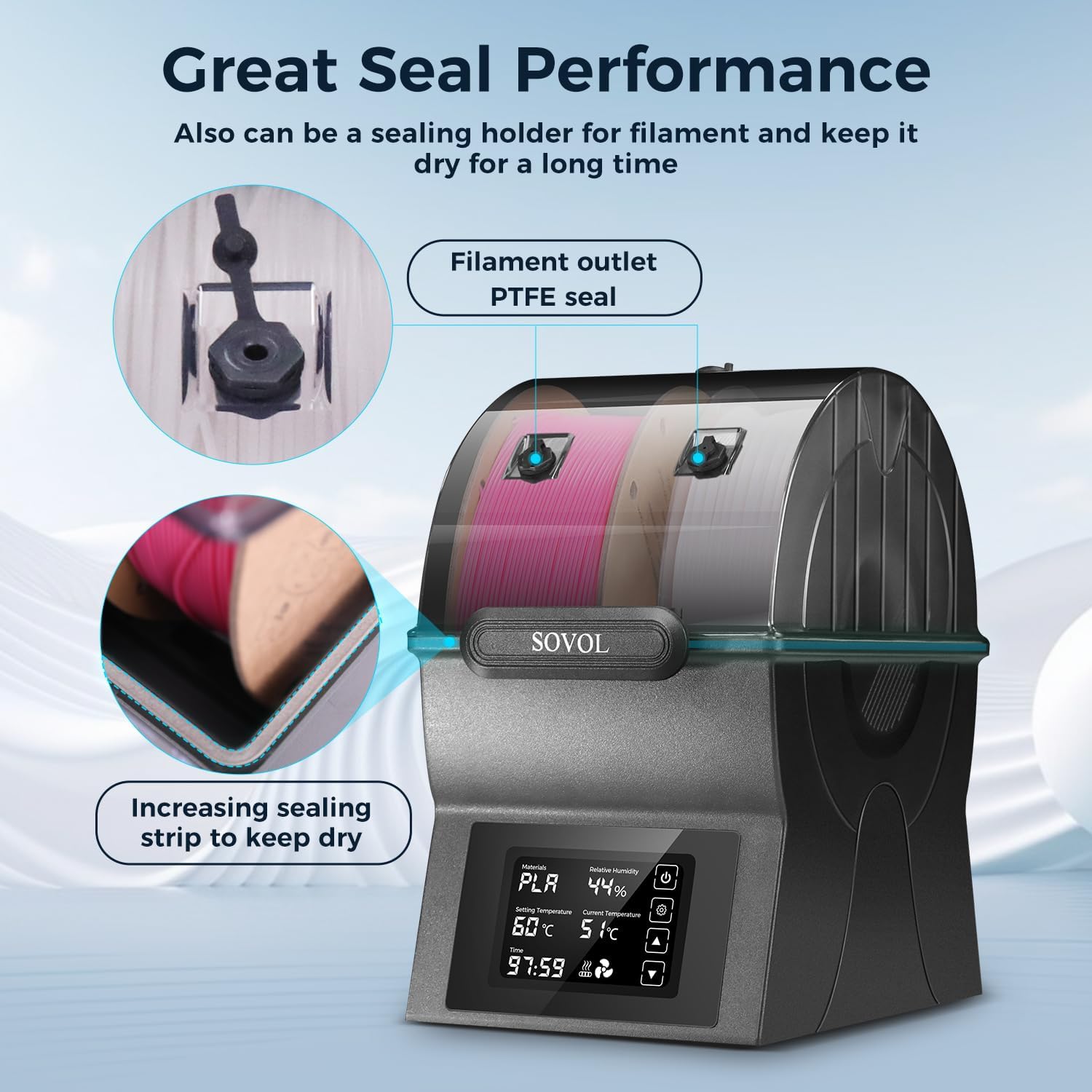 Sovol Filament Dryer SH02 Dry  - 3D Printing Pdf のレビューと価格